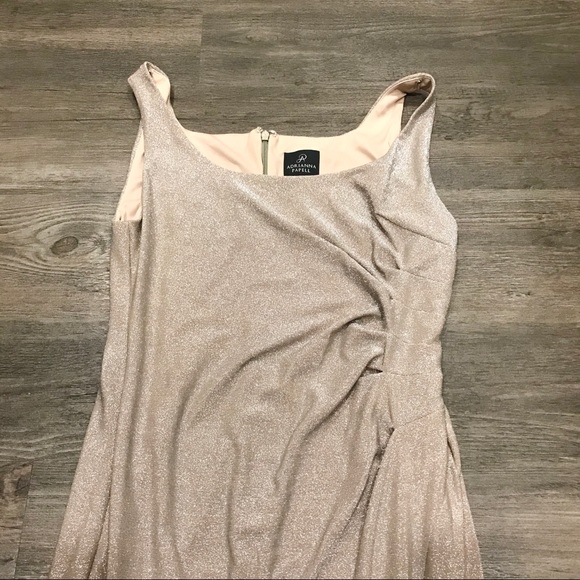 Adrianna Papell Glitter Knit Gown 